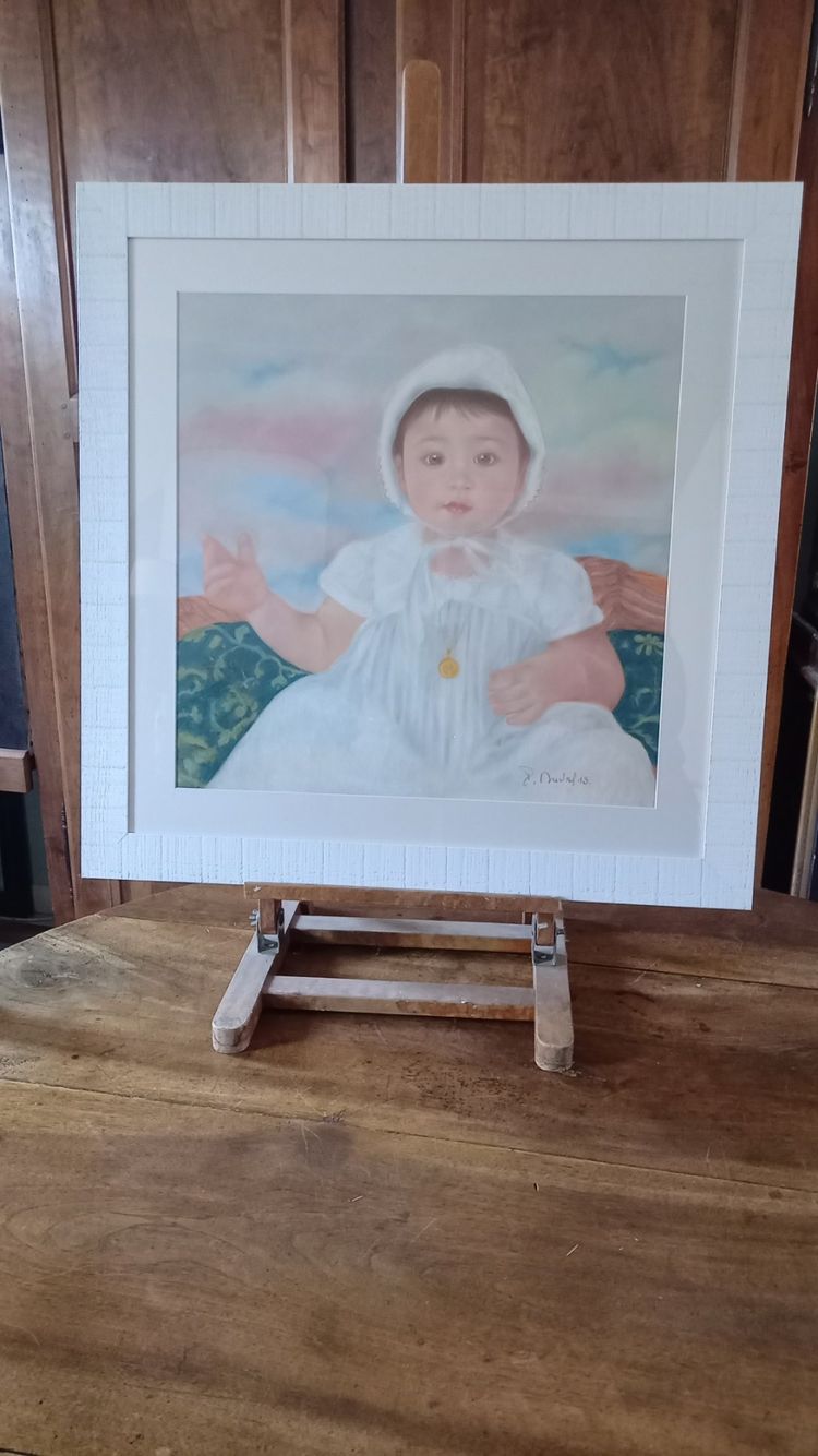 Kinderporträt in Pastell