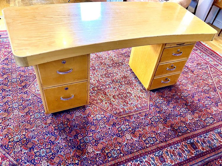 Schreibtisch Boomerang Art Deco um 1940