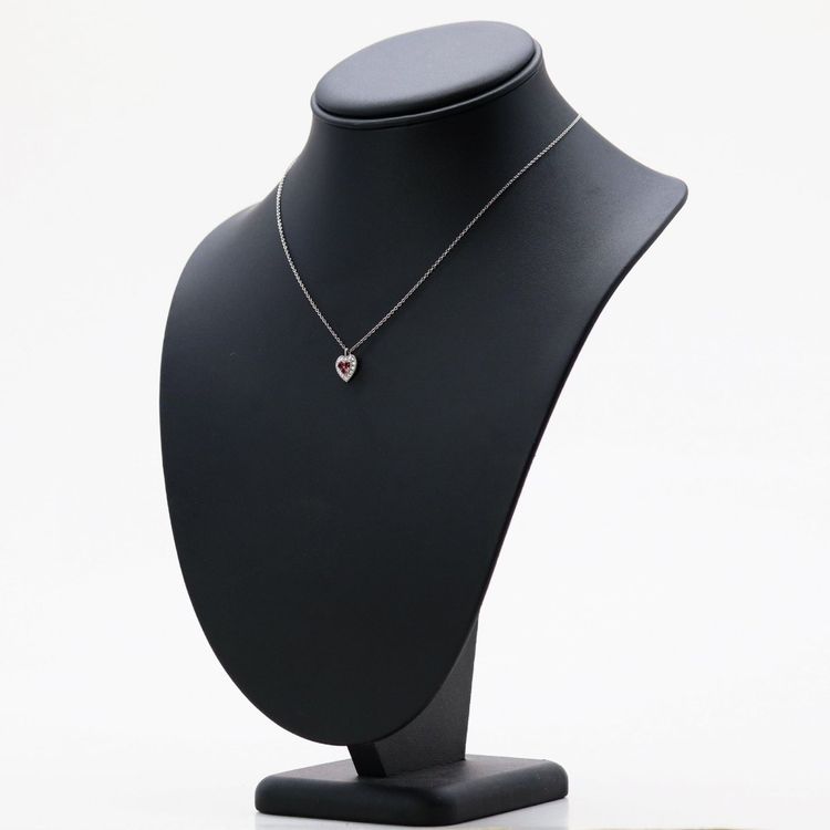 Pendant And Its Ruby And Diamond Chain