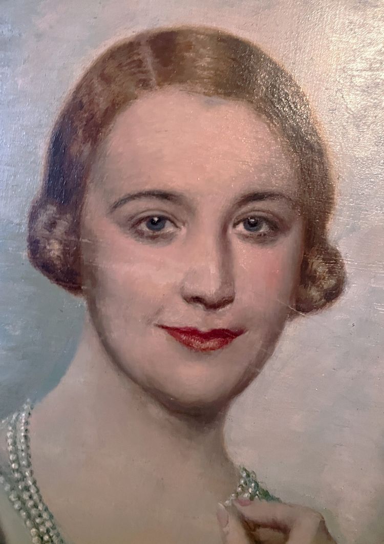 Wichtiges Gemälde Porträt einer Person (Dijon) Vital Keuller (1866-1945) + Rahmen