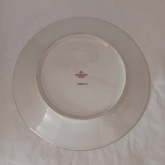 Haviland Thisle Plate