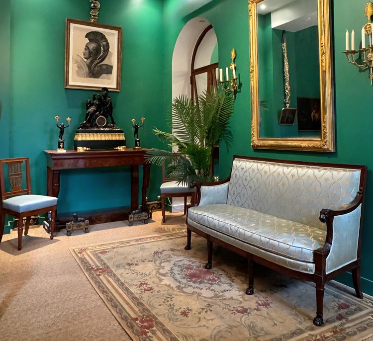 Empire period sofa, attributed to Demay.