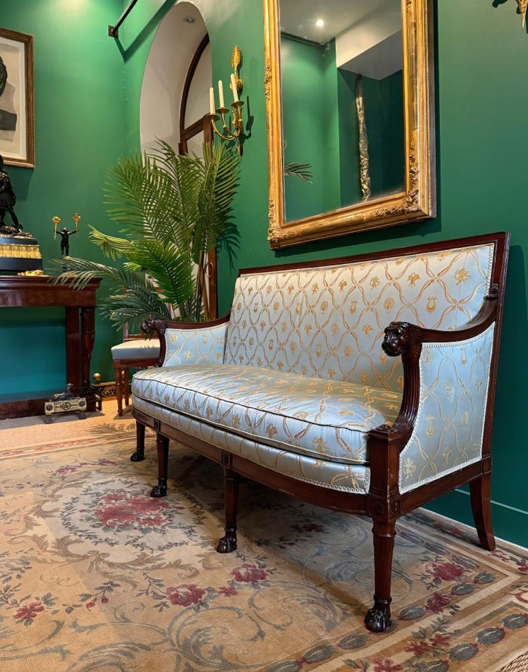 Empire period sofa, attributed to Demay.