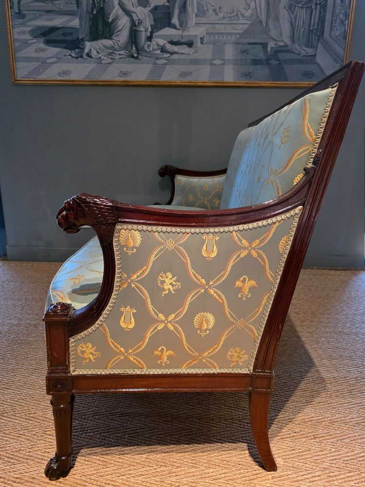 Empire period sofa, attributed to Demay.