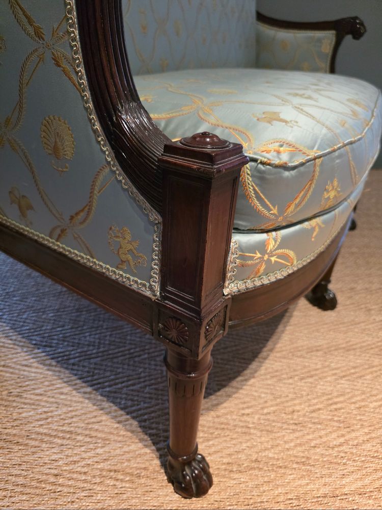 Empire period sofa, attributed to Demay.