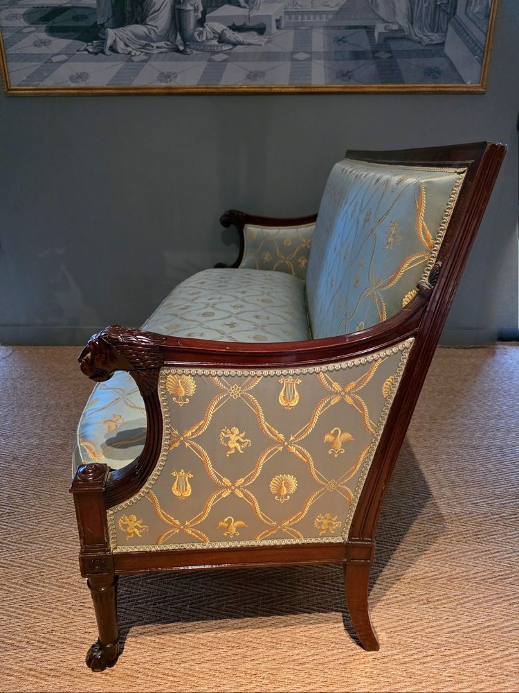 Empire period sofa, attributed to Demay.