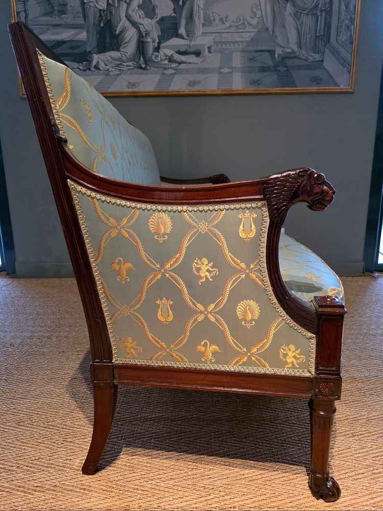 Empire period sofa, attributed to Demay.