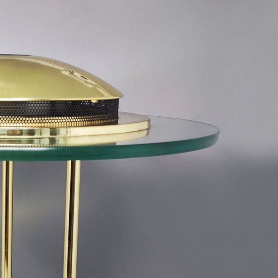 1980 Superb table lamp "Saturn" by Robert Sonneman for Gerorge Kovacs
