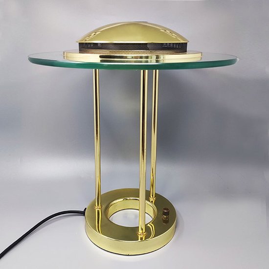 1980 Superb table lamp "Saturn" by Robert Sonneman for Gerorge Kovacs