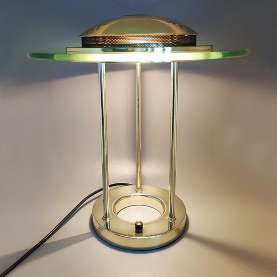 1980 Superb table lamp "Saturn" by Robert Sonneman for Gerorge Kovacs