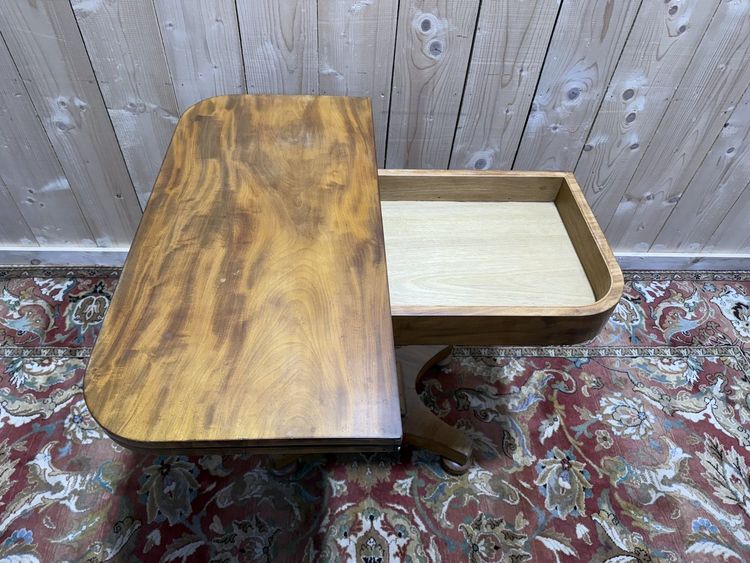 Tavolo da gioco in stile inglese - Restauro in noce