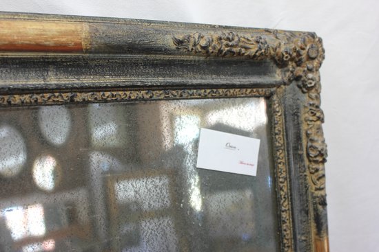 Restauro di un piccolo specchio, patina e ghiaccio Mercury 49 X 61 cm