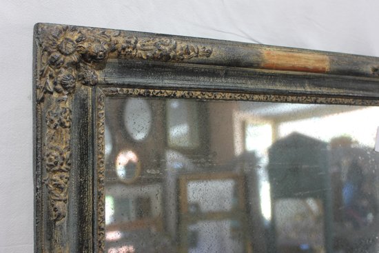 Restauro di un piccolo specchio, patina e ghiaccio Mercury 49 X 61 cm