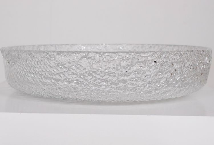 Round Ceiling Light in Frosted Glass