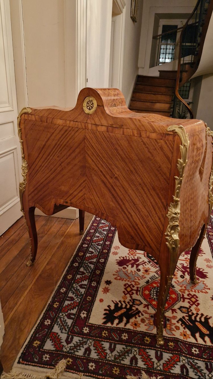 Bureau cylindre horloge Epoche Napoleon III