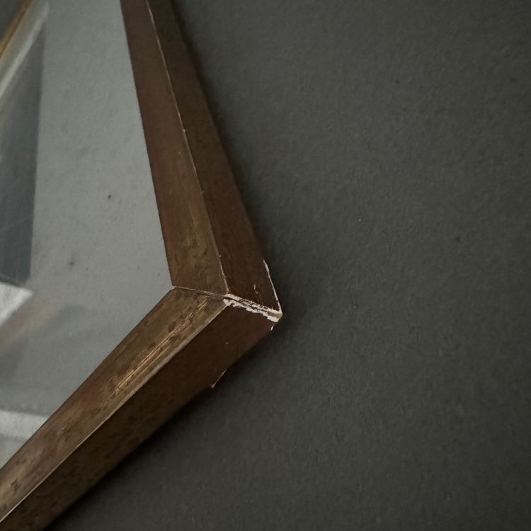 Acquerello di Delacoux, XX secolo, cornice dorata