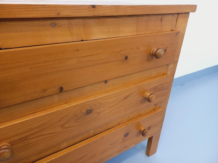 Commode vintage en pin des années 70 80