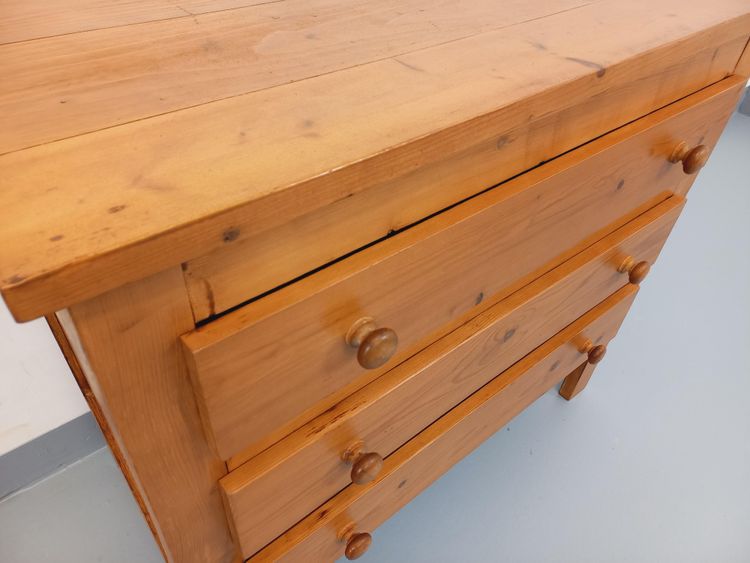 Commode vintage en pin des années 70 80