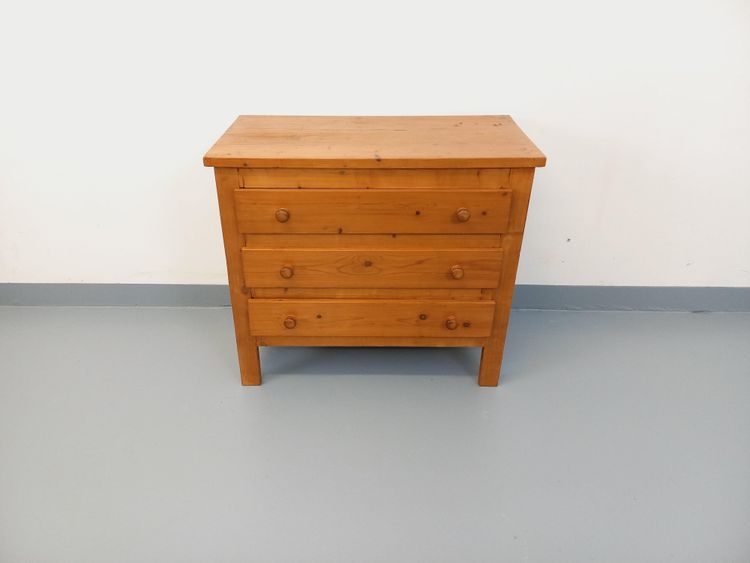 Commode vintage en pin des années 70 80