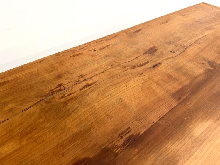 Large Solid Walnut Dining Table - Spindle Legs