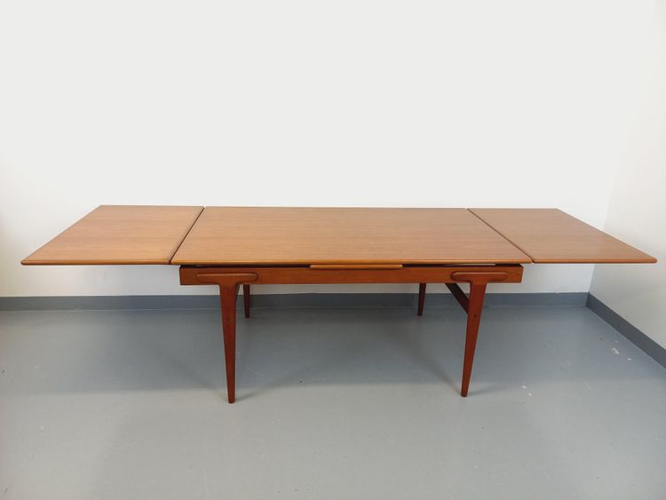 Vintage rectangular Scandinavian dining table by Ejvind A. Johansson, 1960s