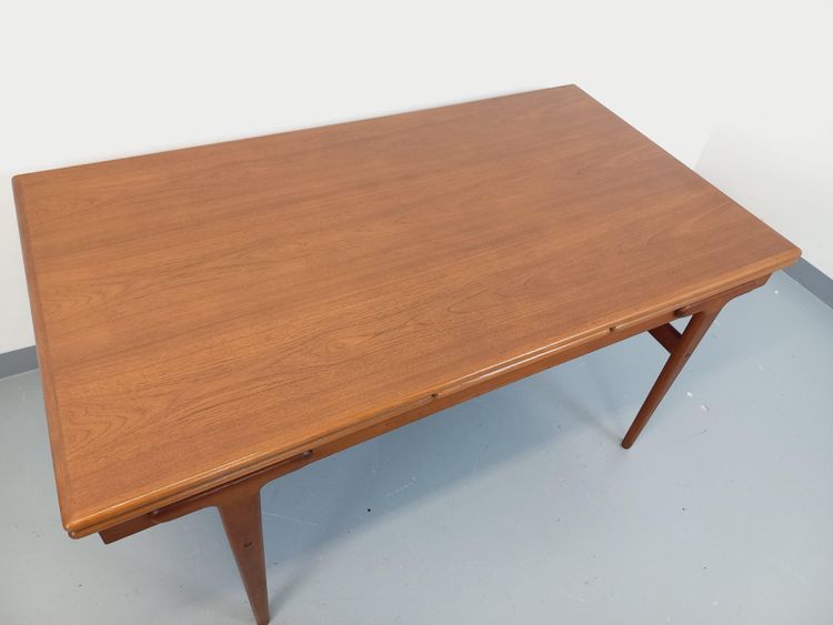 Vintage rectangular Scandinavian dining table by Ejvind A. Johansson, 1960s