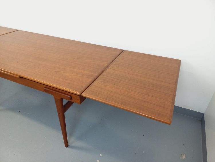 Vintage rectangular Scandinavian dining table by Ejvind A. Johansson, 1960s