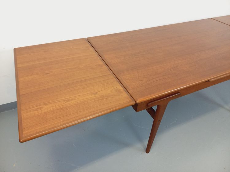 Vintage rectangular Scandinavian dining table by Ejvind A. Johansson, 1960s