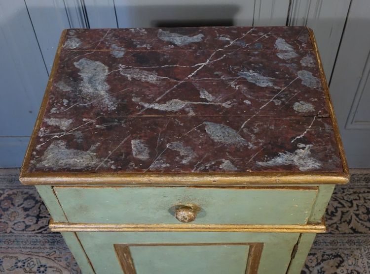 Grande comodino Confit dipinto italiano del XVIII secolo