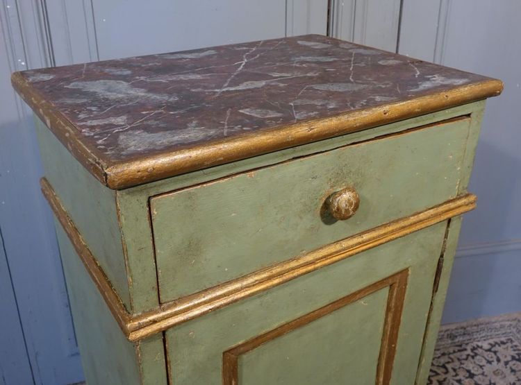 Grande comodino Confit dipinto italiano del XVIII secolo