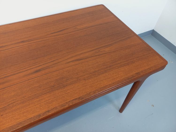 Vintage rectangular Scandinavian dining table by Johannes Andersen for Samcom
