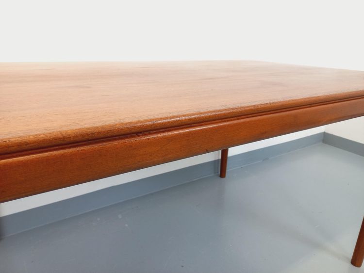 Vintage rectangular Scandinavian dining table by Johannes Andersen for Samcom