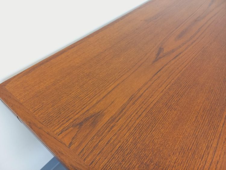 Vintage rectangular Scandinavian dining table by Johannes Andersen for Samcom