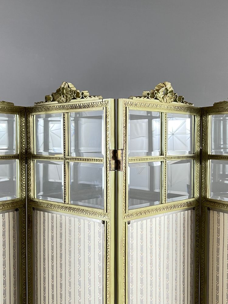 Five-panel Screen In The Louis XVI Style, 19th Century