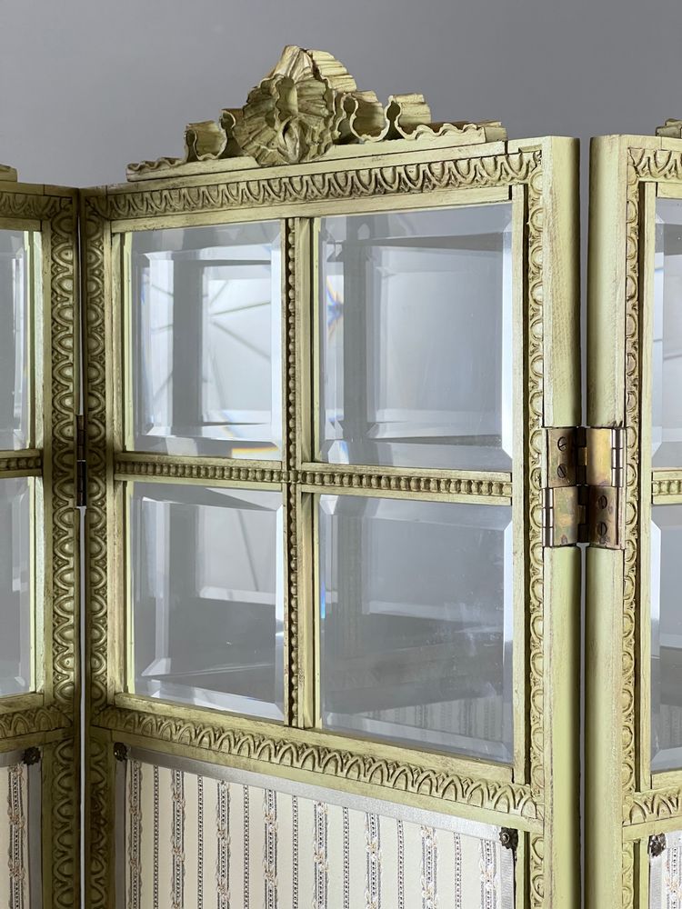 Five-panel Screen In The Louis XVI Style, 19th Century