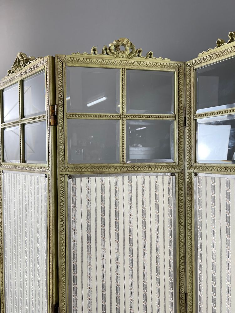 Five-panel Screen In The Louis XVI Style, 19th Century