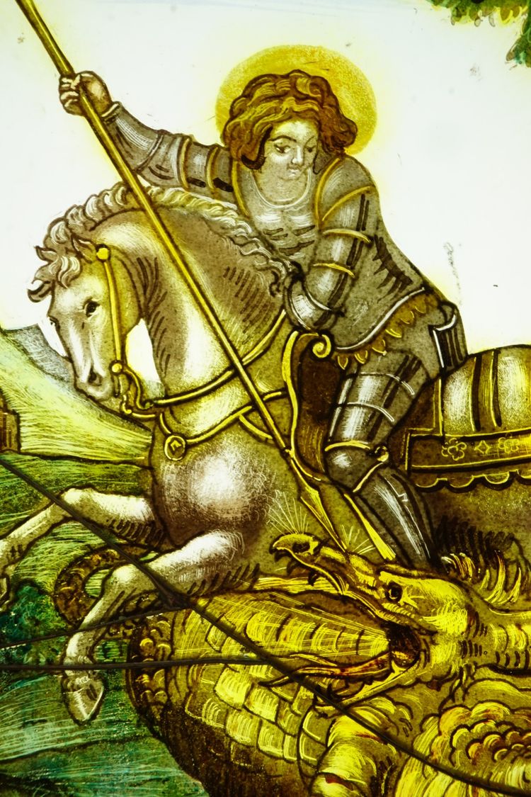 Vitrail - Stained glass - Saint Georges