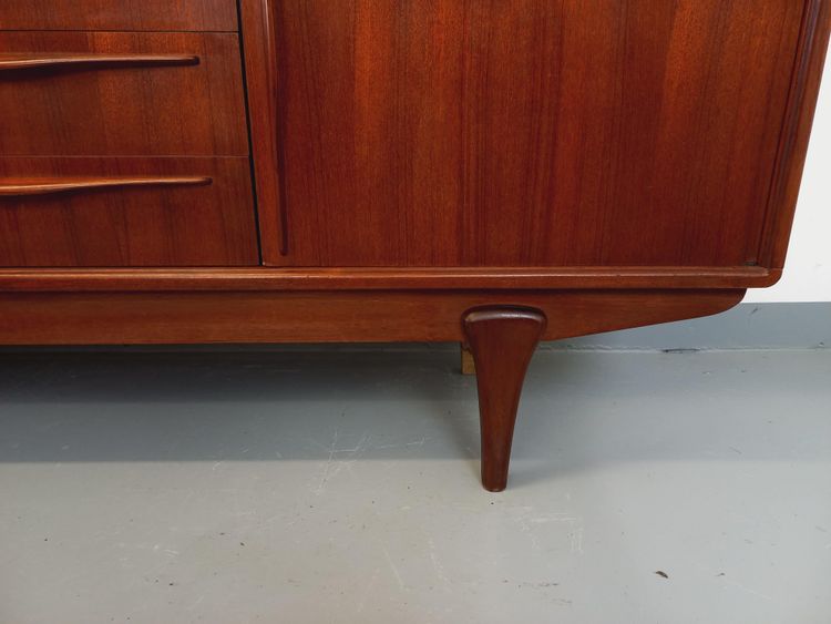 Credenza scandinava vintage in teak degli anni '50 e '60