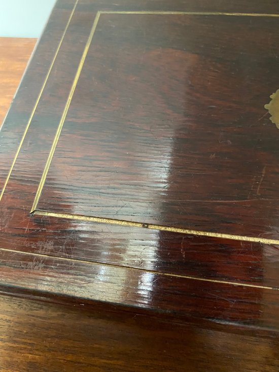 SILVER TEA BOX