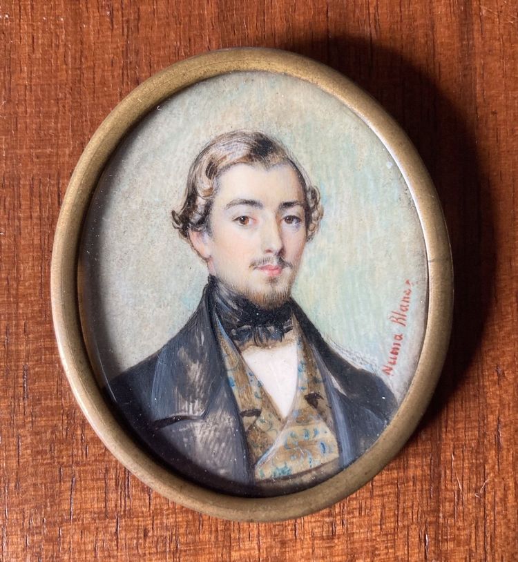 Numa Blanc, Portrait De Dandy