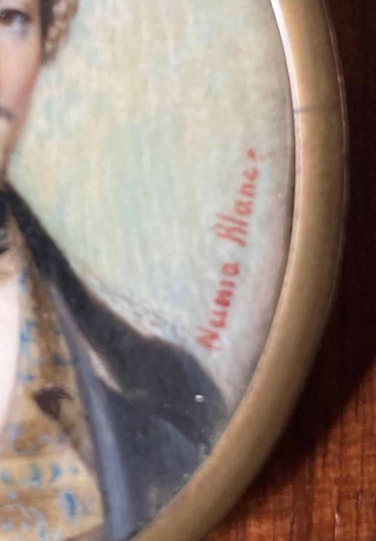 Numa Blanc, Portrait De Dandy