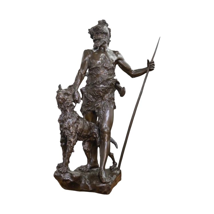 Sculpture - Le Chasseur Gaulois , Marcel Debut (1865-1933) - Bronze