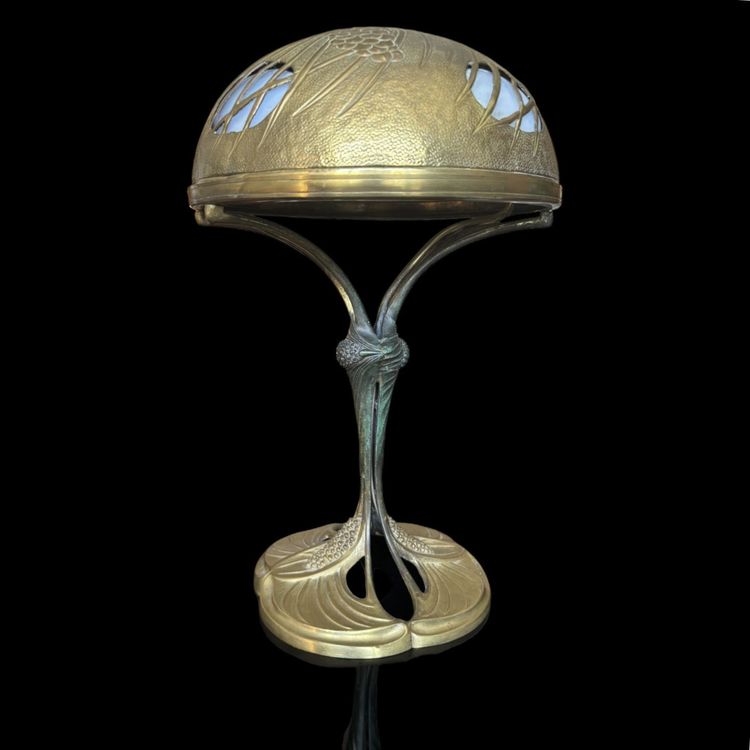 Leleu Jugendstil-Lampe