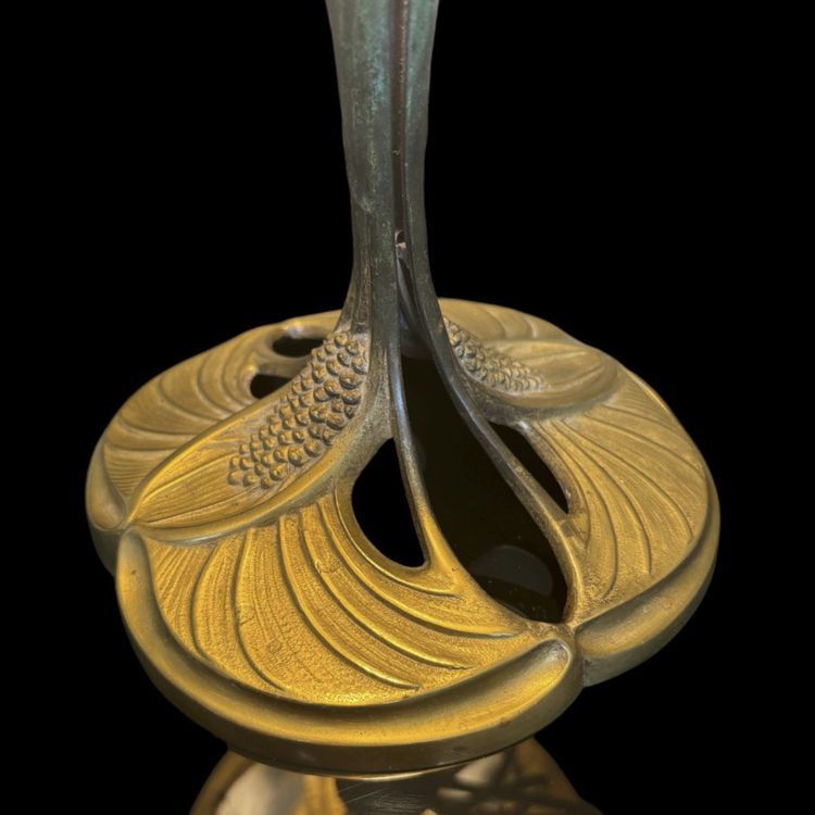 Leleu Jugendstil-Lampe