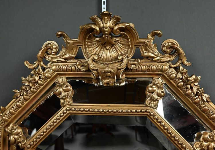 Specchio con Parcloses, stile Luigi XV – Metà XIX secolo