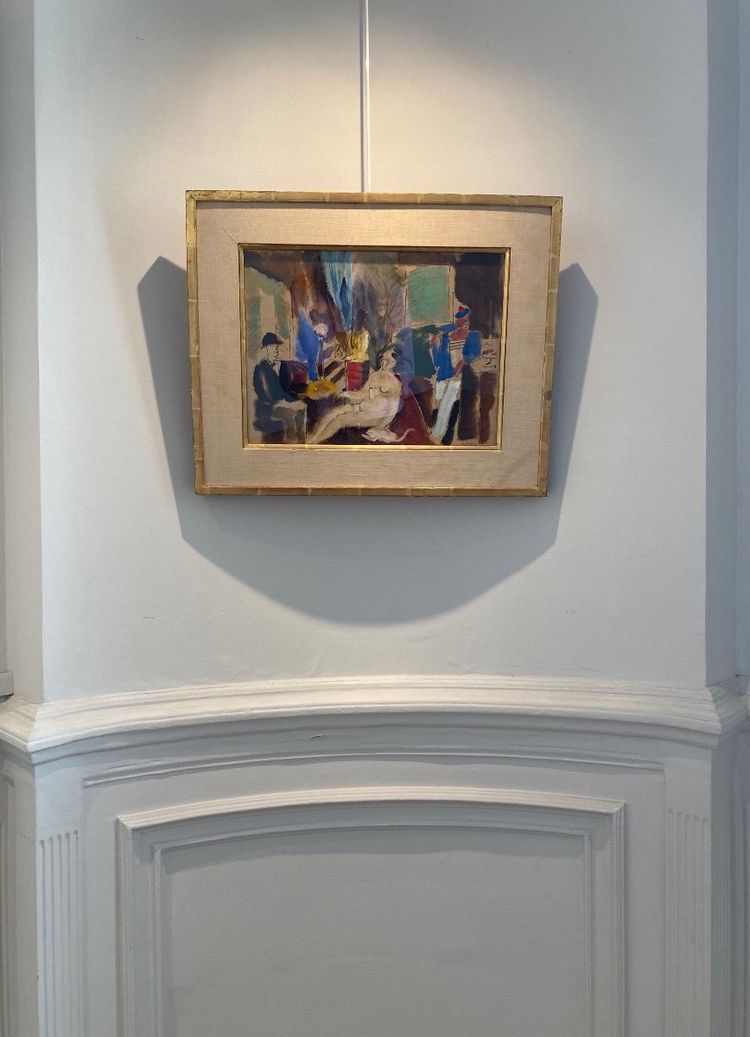 Charles Dufresne, In Guadeloupe, Oil on Paper