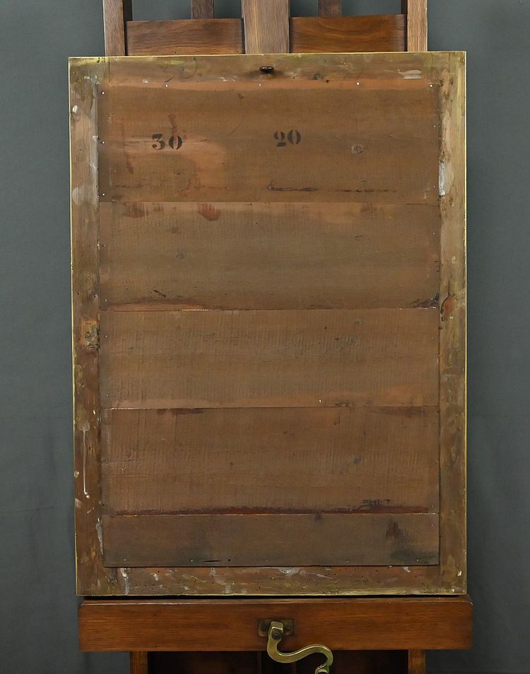 Important Miroir en bois doré, style Restauration – Milieu XIXe
