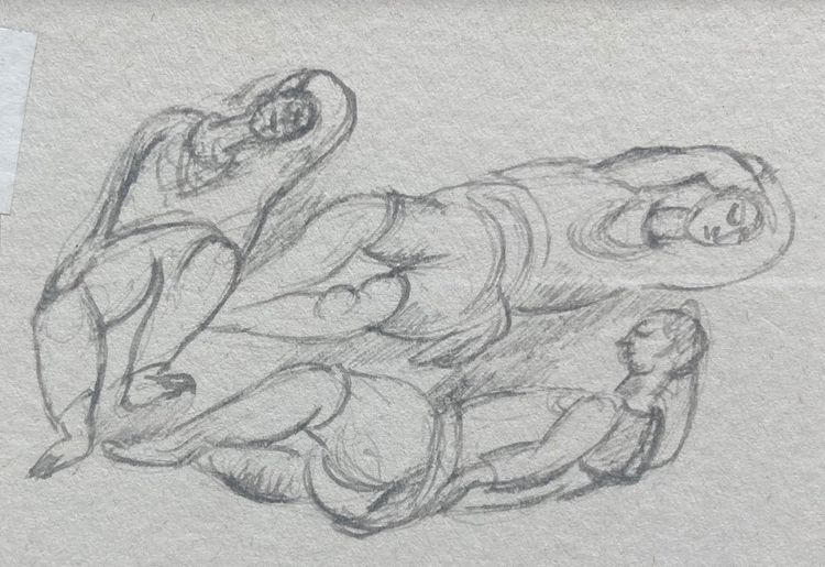 Waroquier, Gondoliere addormentato, Venezia, 1924
