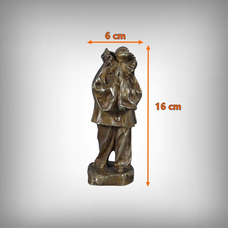 Small bronze "Pierrot", signed L. Alliot – Early 20th century