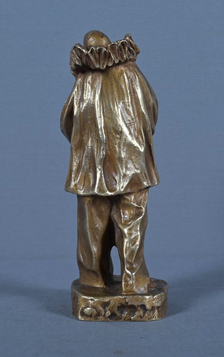Small bronze "Pierrot", signed L. Alliot – Early 20th century